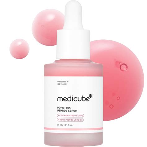Amazon.com: medicube PDRN Pink Peptide Serum with Rose PDRN | Vegan Pink Glow Serum with ...