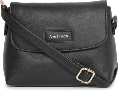 Buy Fastrack Women Black Sling Bag Black Online @ Best Price in India ...