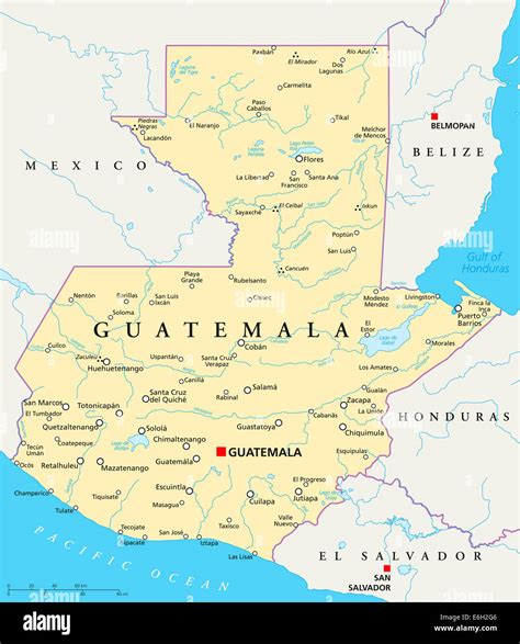 Guatemala Location In World Map