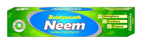 Buy Baidyanath Neem Toothpaste - 100 g (Pack of 4) Online at Low Prices ...
