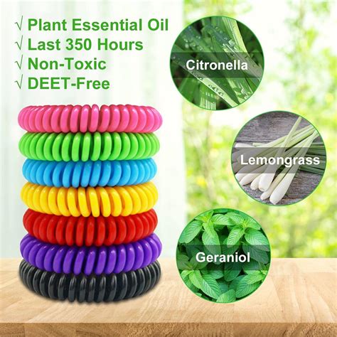 Mosquito Repellent Bracelets - 1 Single Use (Waterproof) - Pinedale ...