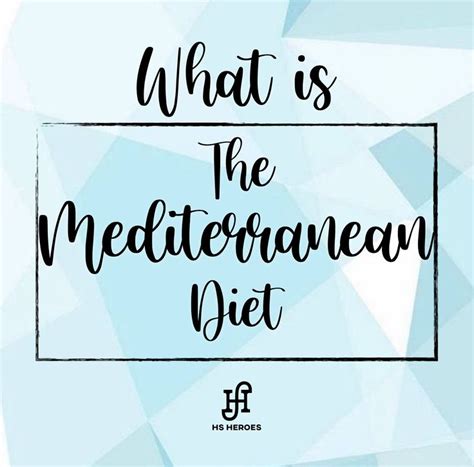 mediterranean diet heart healthy