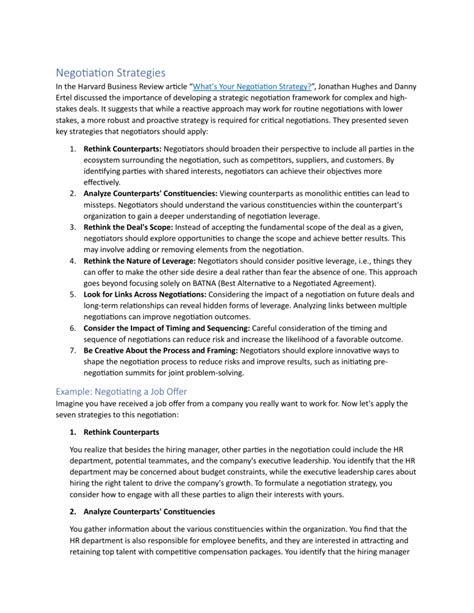 Image result for Negotiation Strategies Examples