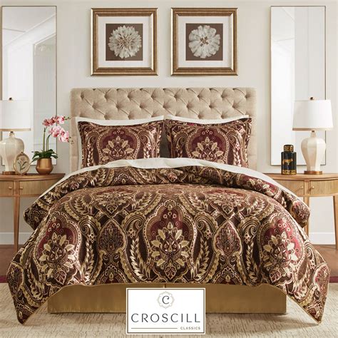 Julius Jacquard Woven Damask Comforter Set Bedding by Croscill Classics