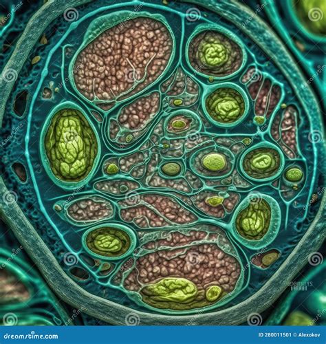 Real Plant Cell Under Microscope