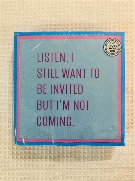 Humorous Reversible Cocktail Napkin Weekend Goal – Joshua & Company