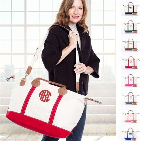 Monogrammed weekender on sale