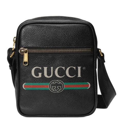 Gucci Print Messenger Bag in Black : Amazon.in: Fashion