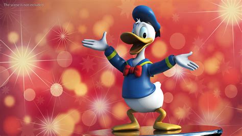 Disney Character Donald Duck Rigged for Maya 3D model | 3D Molier ...