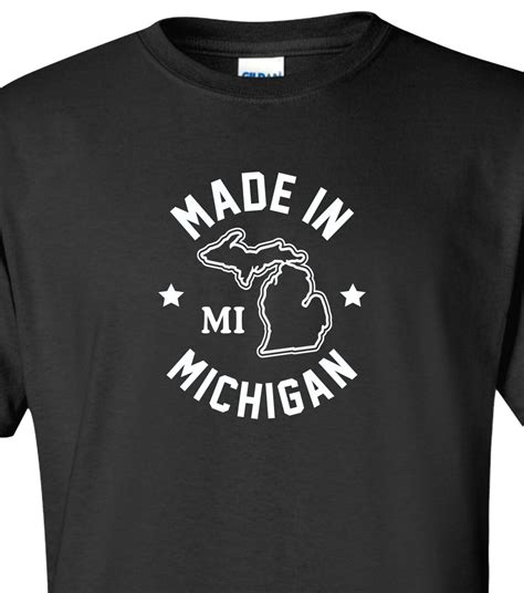 New made in Michigan T-shirt Choose From Over 30 - Etsy