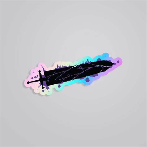 Asta's Sword Holographic Stickers