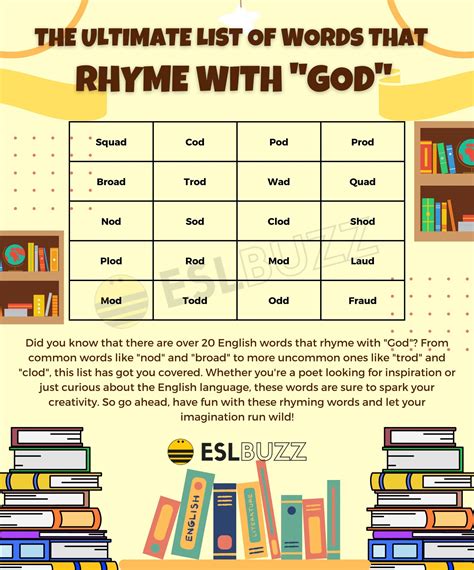 Words that Rhyme Archives - Page 9 of 18 - ESLBUZZ
