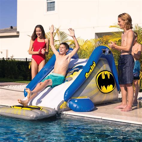 WOW Sports DC Comics Batman Large Inflatable Pool Slide - Walmart.com