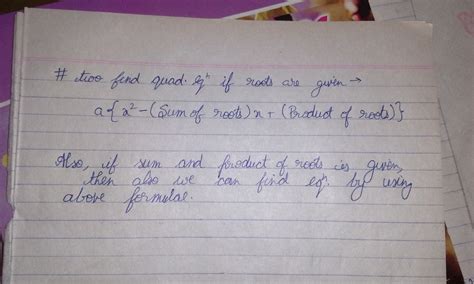 Notes of Chapter 2 Polynomials Grade 10 CBSE - Brainly.in