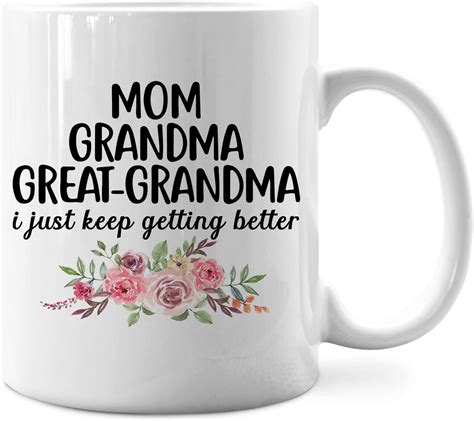 Amazon.com: IWXYI Great Grandma Coffee Mug - Great Grandma Gifts for ...