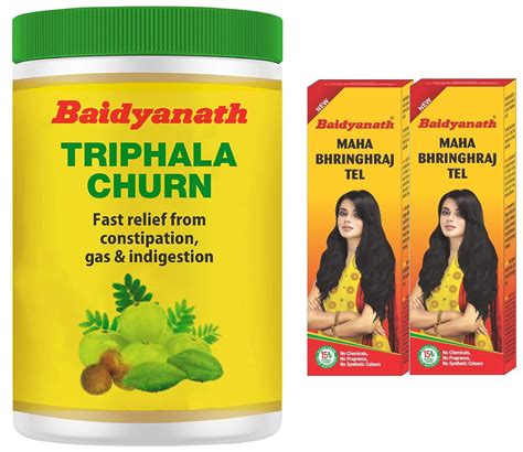 Baidyanath Triphala Churn - 500 g (Pack of 2) & Baidyanath ...
