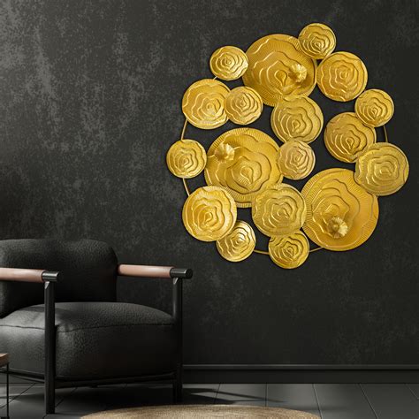 Muscat Circular Discs Metal Wall Art | Dekor Company