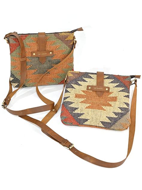 COMFREY - KILIM & LEATHER BAG – Art Avenue