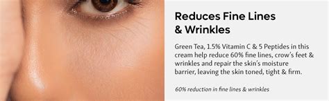 mCaffeine Green Tea Under Eye Cream to Reduce Fine Lines, Wrinkles ...