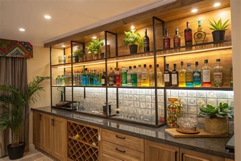 20+ Stylish Bar Shelves Ideas for Your Home