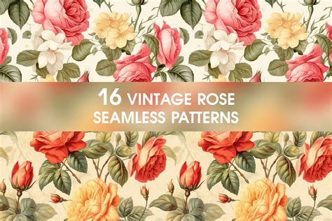 Vintage Roses Patterns
