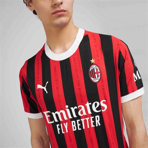 MILAN HOME AUTHENTIC 2024/25 JERSEY | AC Milan Store