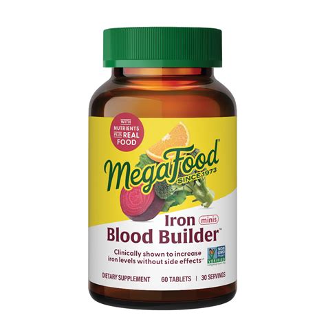 Snapklik.com : MegaFood Blood Builder Iron Supplement For Women & Men ...