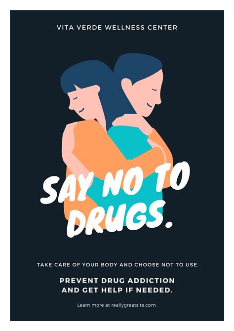 Free, printable custom drug awareness poster templates | Canva
