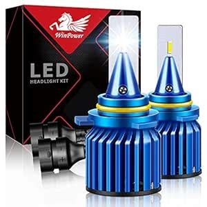 WinPower 9012 HIR2 LED Headlight Bulbs High Brightness 10400lm 6000K ...