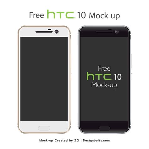 Free Vector HTC 10 Mockup in Ai & EPS Format