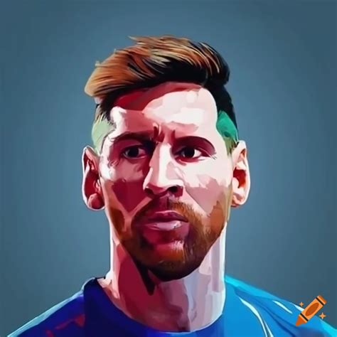 Lionel Messi, legendary football player on Craiyon