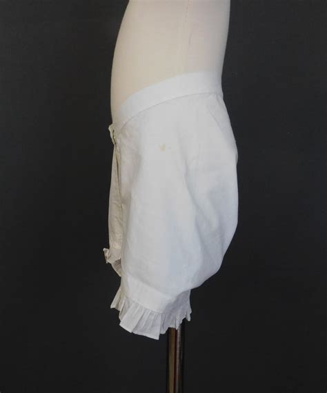 Antique Baby Button Diaper Cover Panties, 18 inch waist