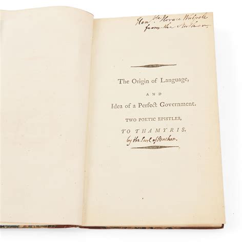 Bonhams Skinner : Erskine, David, 11th Earl of Buchan (1742-1829) The ...