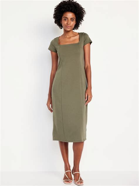 Women's Square Neck Dresses | Old Navy