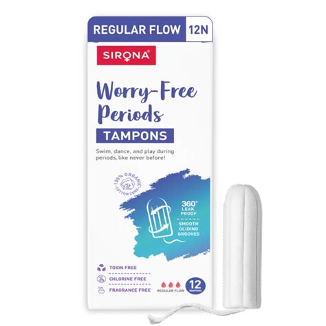 Buy Sirona Regular Flow Tampons – Sirona Hygiene Private Limited
