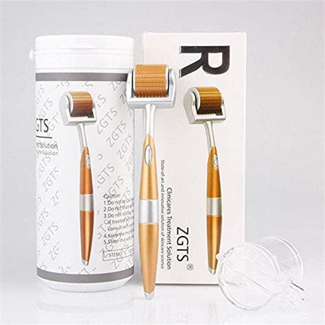 ZGTS Derma Roller System 192 Needles Titanium Alloy Needles Roller for ...