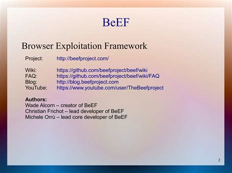 Beef Tutorial 的图像结果