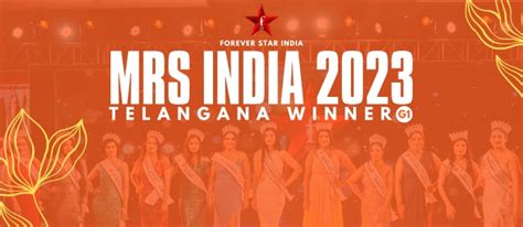 Mrs Telangana 2023 Winner Vengala Nikhila (G-1)