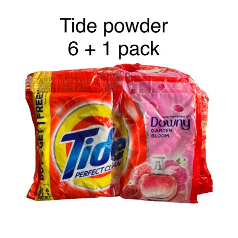 Tide powder Detergent Perfect clean 64grams 6+1 promo pack (PAKIBASA ...