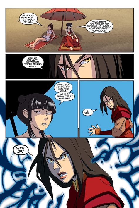 "Azula in the Spirit Temple" Preview Pages, [Comic Set Post-Show, After ...