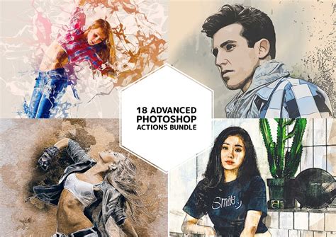 18 Advanced Photoshop Actions Bundle – Photoboto