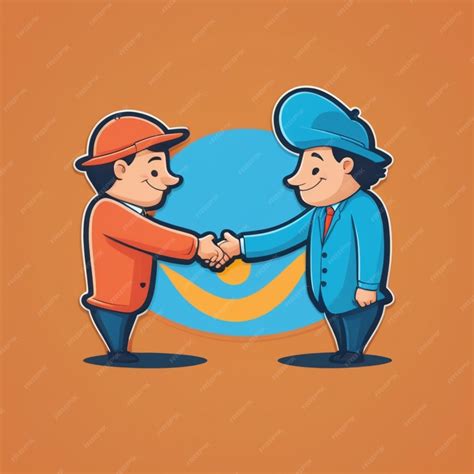 Handshake Cartoon Vector 的图像结果