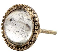 Clear Wheel Glass and Metal Cabinet Knobs Online