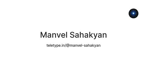 Manvel Sahakyan — Teletype