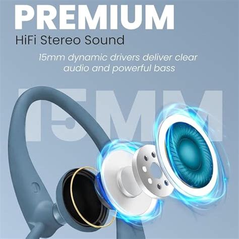 Philips USB-C Wired Earbuds with Microphone, Secure Fit Over-Ear Sport ...