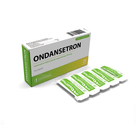 Ondansetron Hydrochloride Suppositories 4mg (10suppositories/box) - Ondansetron and Hydrochloride