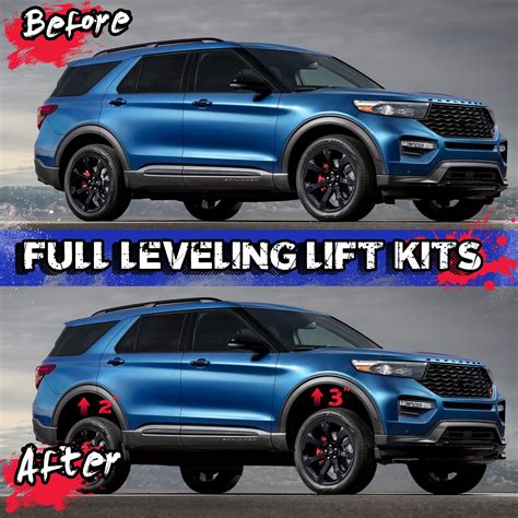 Ford Explorer Suspension Lift 3" Front & 2" Rear Lift Kit For Ford
