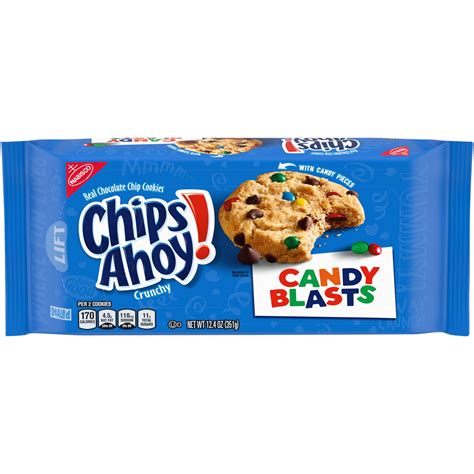 CHIPS AHOY! Candy Blasts Snack Cookies, 12.4 oz - Walmart.com
