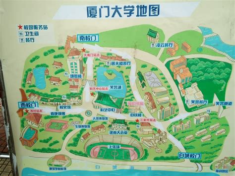 厦大游览地图,厦门大学,游览怎么画(第2页)_大山谷图库