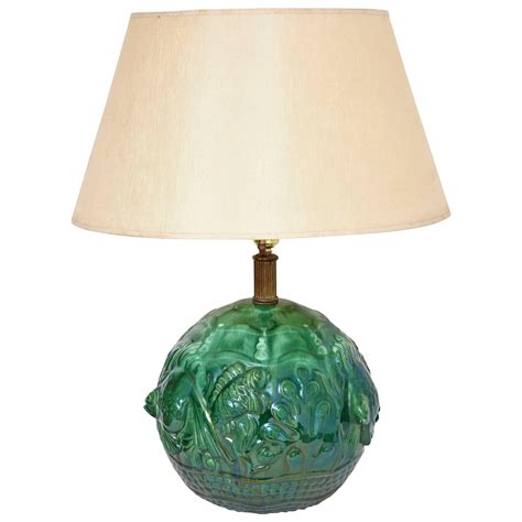 French Art Deco Green Ceramic Fish Lamp at 1stDibs | art deco fish ...